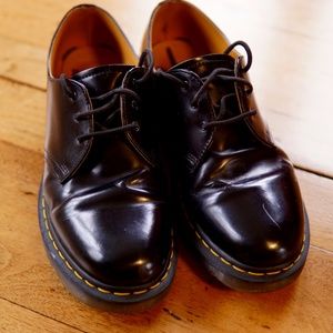Dr. Martens 1461 Black Smooth Leather Oxford Shoes